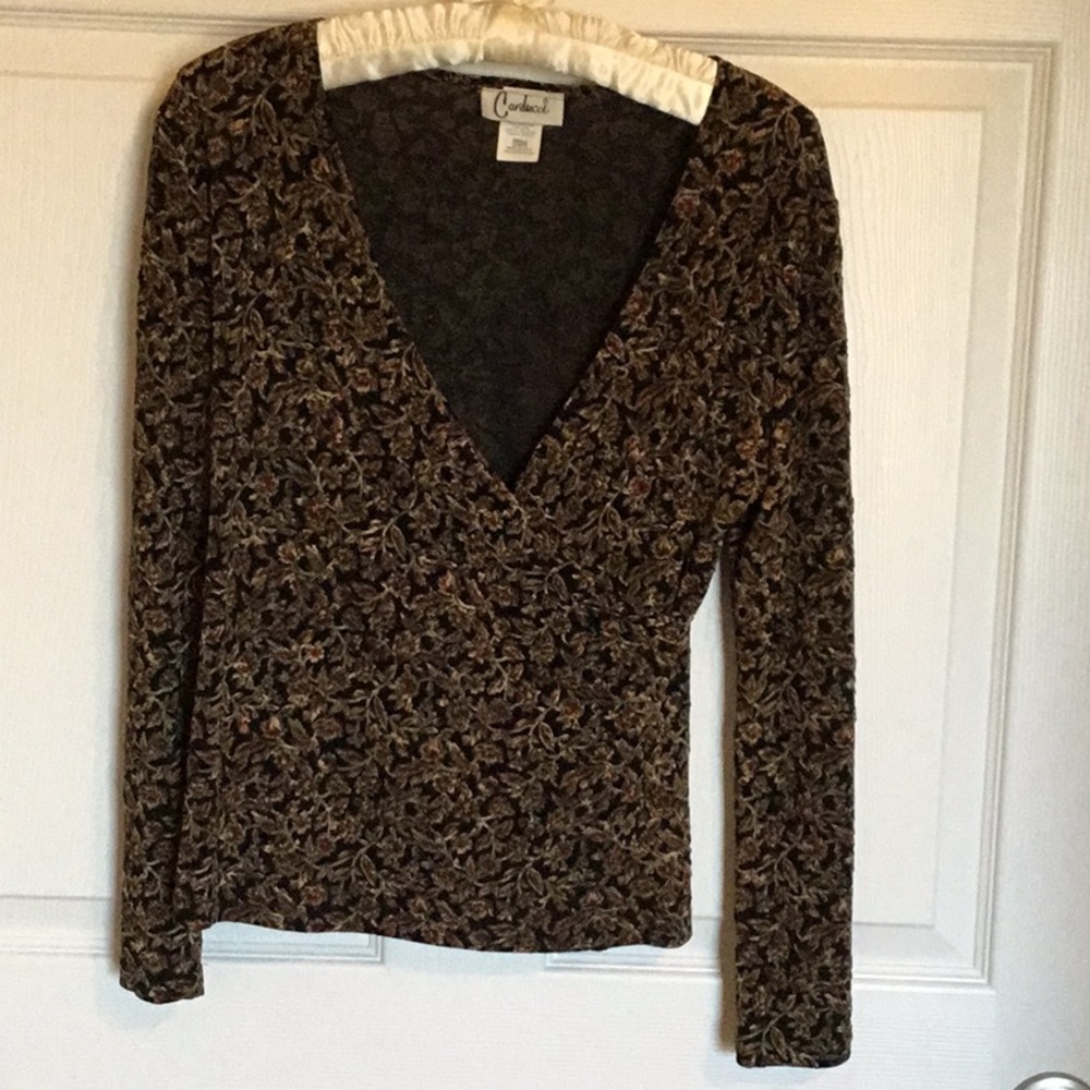 Carducci wrap top by Chico, size S